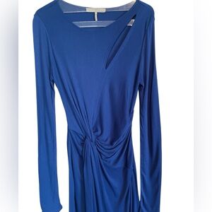 Halston Asymmetrical cutout  dress designed  by Halston Heritage.
